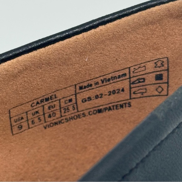 Vionic Women’s Carmel Black Leather Heels 9 NWOT - Picture 9 of 13